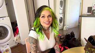 Tattooed Ex Wife Karen enjoys after a long time procurement fucked hard - HD